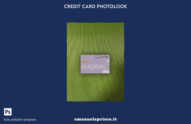 modello frontale photolook con carta di debito visto Pakistan Meezan Bank Limite